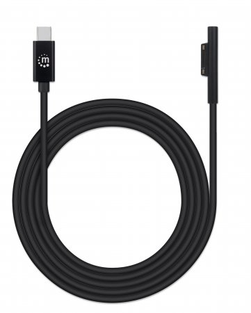Manhattan 353632 USB-kabel 1,8 m USB C Surface Connect Sort