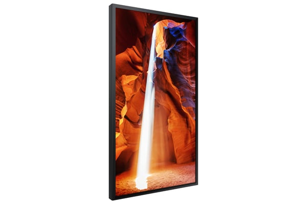 Samsung OM55N-S Platt skärm för digital skyltning 139,7 cm (55") LCD Wi-Fi 4000 cd/m² Full HD Svart Inbyggd processor Tizen 5.0