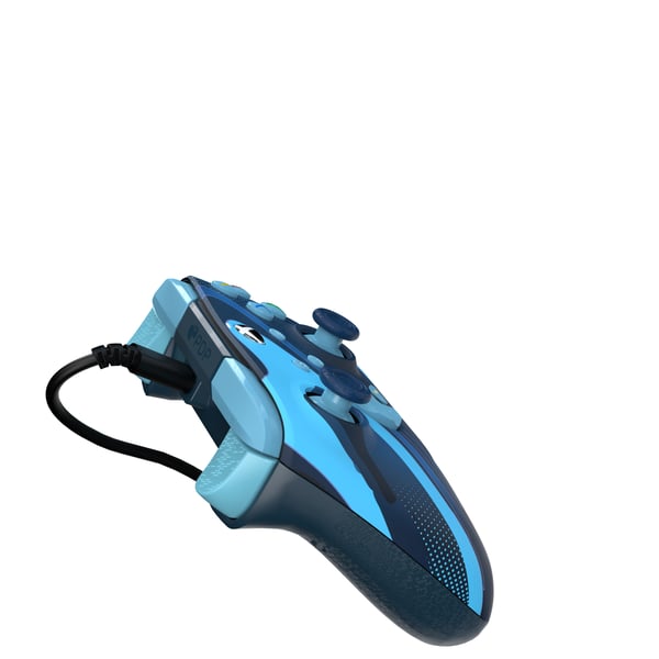 PDP REMATCH GLOW Advanced Blå USB Spelplatta Analog / Digital PC, Xbox One, Xbox Series S, Xbox Series X