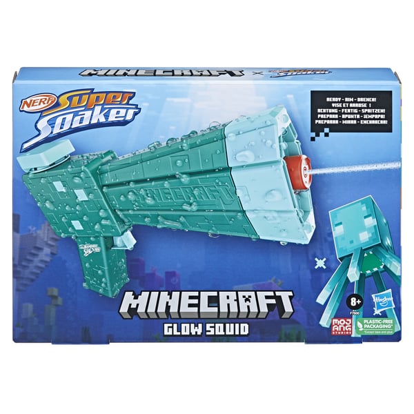 Nerf Minecraft Glow Squid