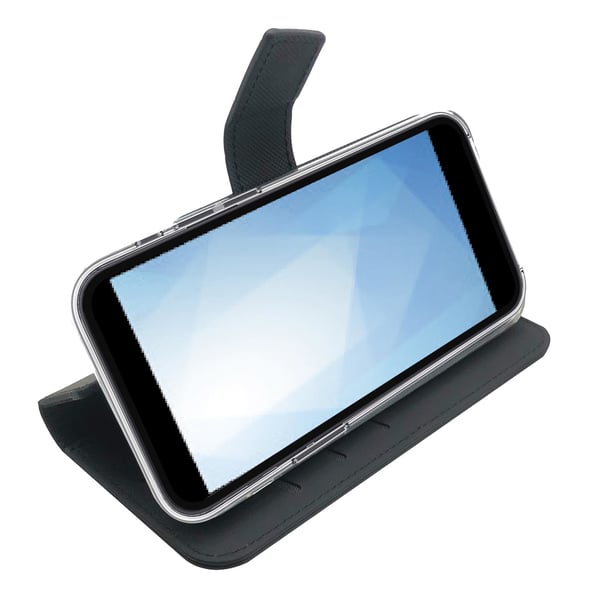 Celly Wally mobiltelefon etui 17,1 cm (6.73") Tegnebogsetui Sort