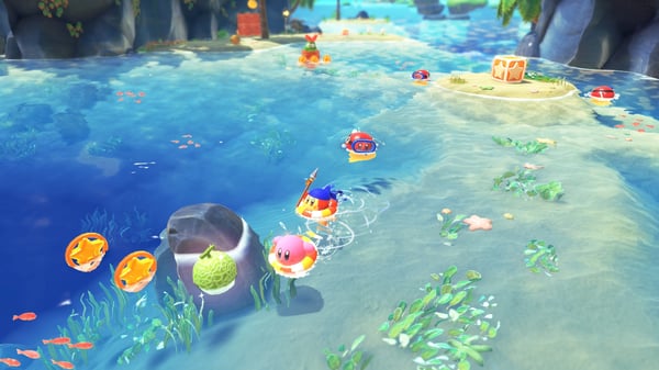 Nintendo Kirby and the Forgotten Land Standard Forenklet kinesisk, Traditionelt kinesisk, Tysk, Hollandsk, Engelsk, Spansk, Fransk, Italiensk, Japansk, Koreansk Nintendo Switch