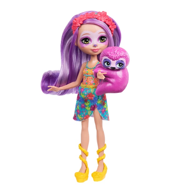 Enchantimals Sunshine Beach SABINDRA SLOTH & TANG Doll