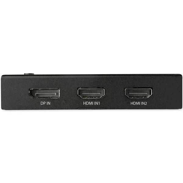 StarTech.com HDMI-video-switch med fyra portar - 3x HDMI och 1x DisplayPort - 4K 60 Hz