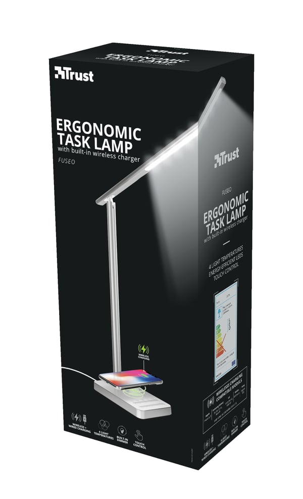 Trust Fuseo bordlampe 4 W LED Aluminium