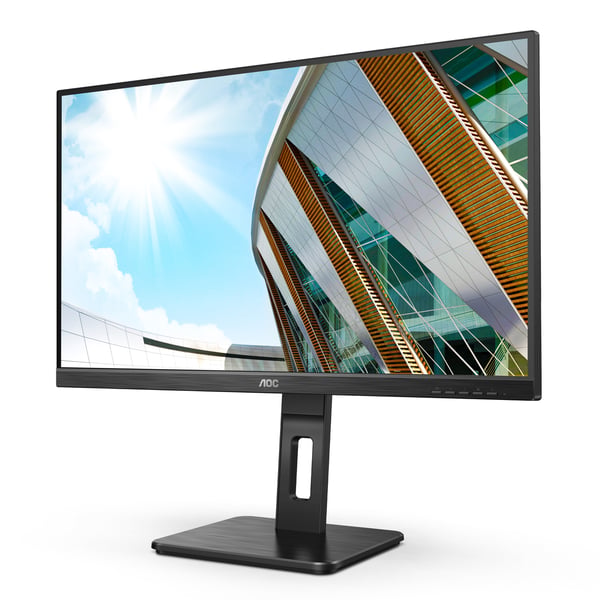 AOC U27P2CA platta pc-skärmar 68,6 cm (27") 3840 x 2160 pixlar 4K Ultra HD LED Svart