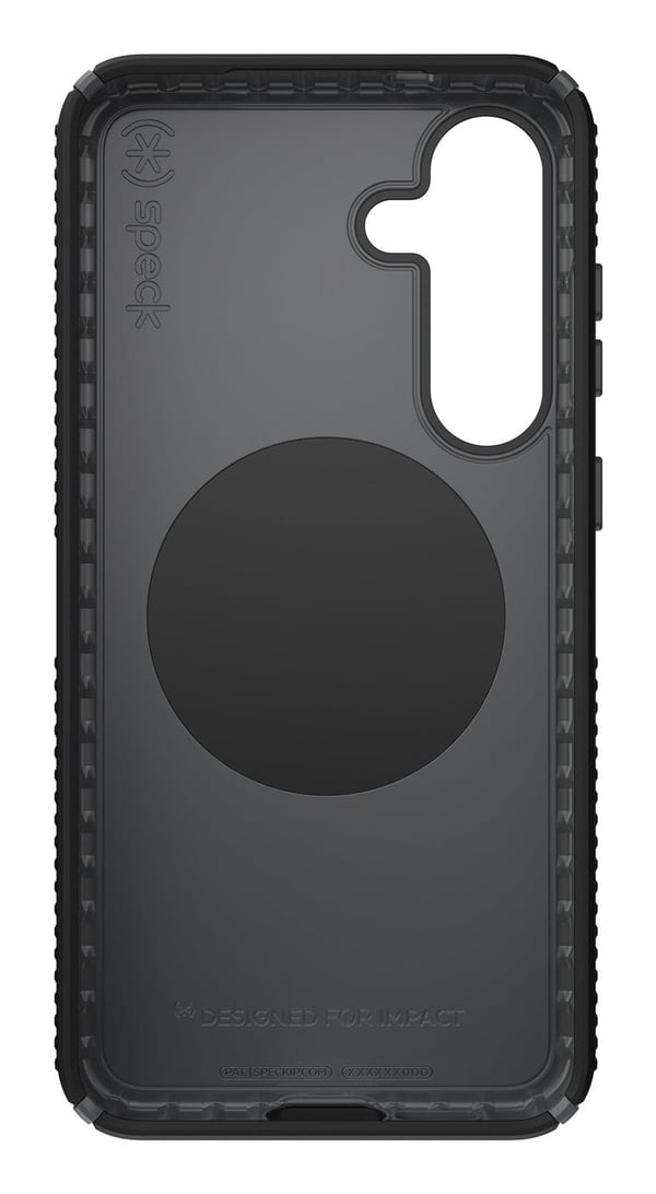 Speck Presidio2 Grip Magnet - Etui til Samsung Galaxy S25+ / 24+ MagSafe (Sort/Skifergrå/Hvid)