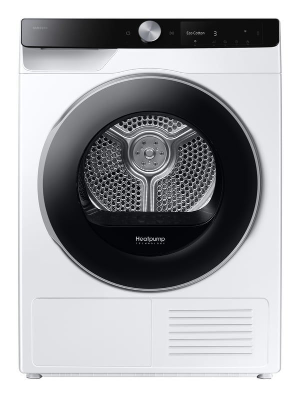 Samsung DV90DG6845LKU3 tørretumbler Fritstående Front-læsning 9 kg Hvid