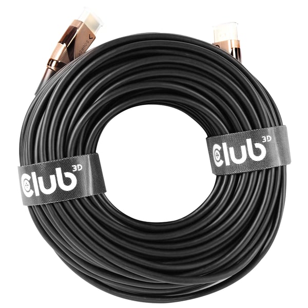 CLUB3D HDMI 2.0 UHD Active Optical Cable HDR 4K 60Hz M/M 30m/98.42ft