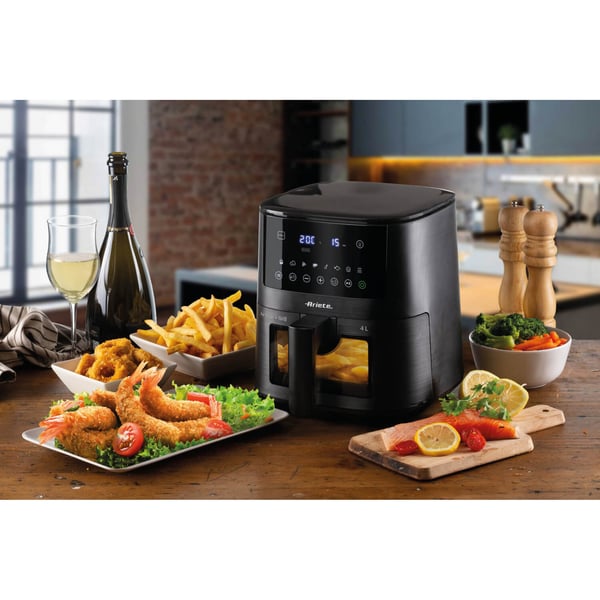 Ariete 4633/00 Single 4 l Fristående 1400 W Varmluftsfritös Svart