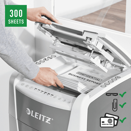 Leitz IQ Office 300 automaattinen paperisilppuri, P4