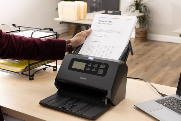 Canon imageFORMULA DR-M260 Arkmatad skanner 600 x 600 DPI A4 Svart