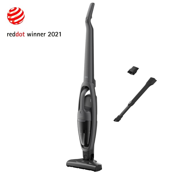 AEG AS52CB18DG Stick vakuum Batteri Dry Poseløs 0,3 L 29 W Sort, Grå 2 At