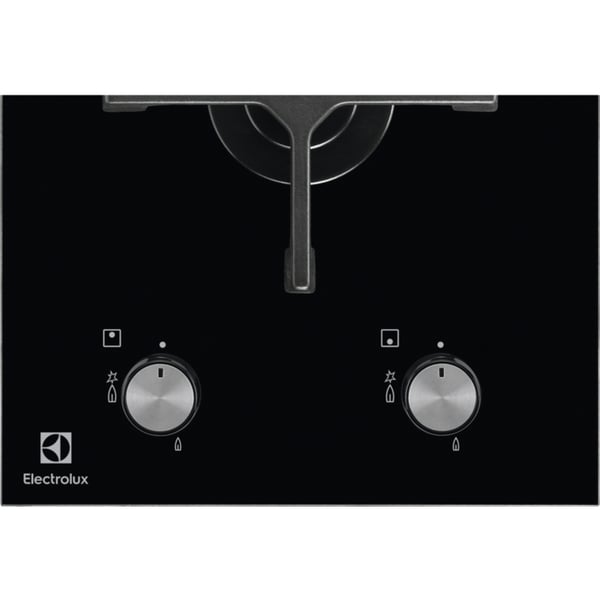 Electrolux EGC3322NVK Sort Indbygget Gaskomfur 2 zone(s)