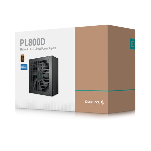 DeepCool PL800D enhed til strømforsyning 800 W 20+4 pin ATX ATX Sort