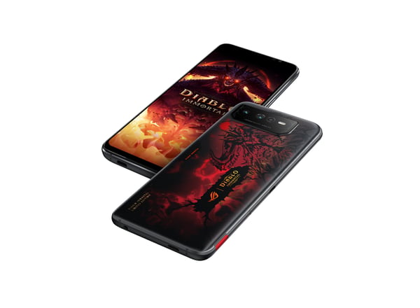 ASUS ROG Phone 6 Diablo Immortal Edition 17,2 cm (6.78") Kaksois-SIM Android 12 5G USB Type-C 16 GB 512 GB 6000 mAh Musta, Punainen