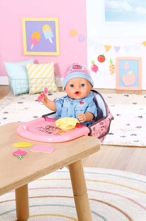 BABY born Table Feeding Chair Matstol till docka