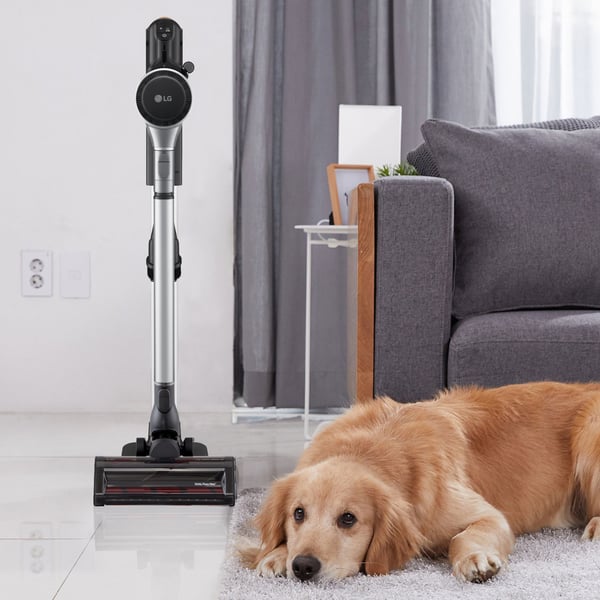 LG CordZero A9K-CORE3S Sauvaimuri Akku Kuiva HEPA Pussiton 1,05 L 260 W Musta, Hopea