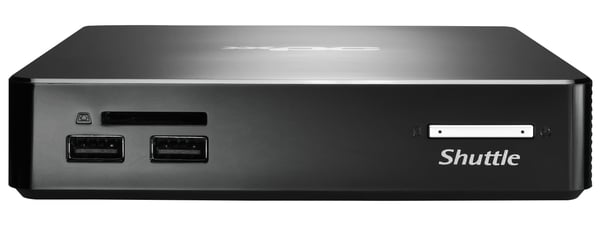 Shuttle XPC nano NS02EV2 Rockchip RK3368 2 GB DDR3L-SDRAM 16 GB eMMC Android 8.1 Nettop Mini-PC Svart