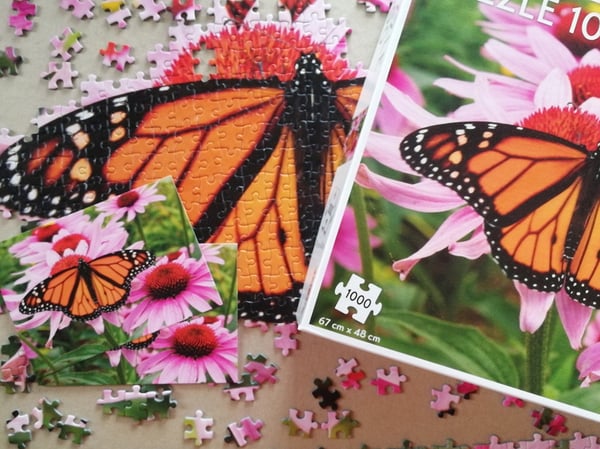 Tactic Monarch Butterfly 1000 pcs Kuviopalapeli 1000 kpl Eläimet