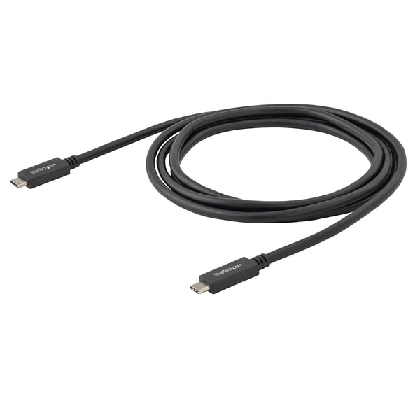 StarTech.com USB315CC2M USB-kabel USB 3.2 Gen 1 (3.1 Gen 1) 2 m USB C 5 Gbit/sek. 60 W Sort