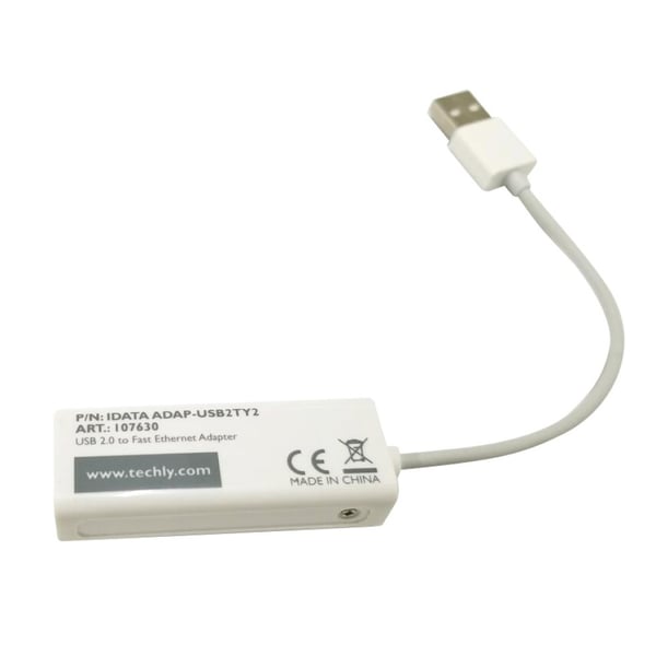 Techly IDATA ADAP-USB2TY2 netværkskort Ethernet 100 Mbit/s