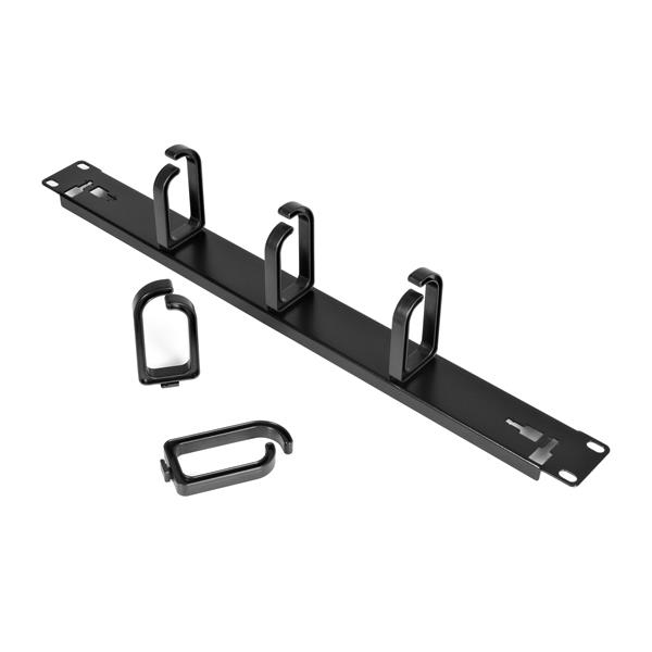 StarTech.com 1U 19" hyllmonterbar kabelhanteringspanel i metall