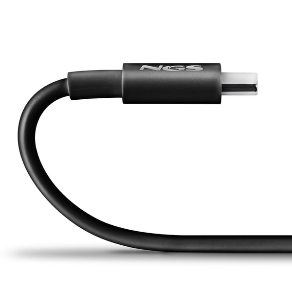 NGS ZYRO 60W-1 USB-kabel USB 2.0 1 m USB C 0,48 Gbit/sek. Sort