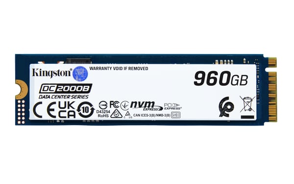 Kingston Technology 960G DC2000B PCIe 4.0 M.2 2280 Enterprise SSD