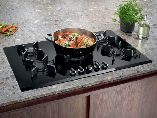 Electrolux KGG953753K Sort Indbygget 90 cm Gaskomfur 5 zone(s)