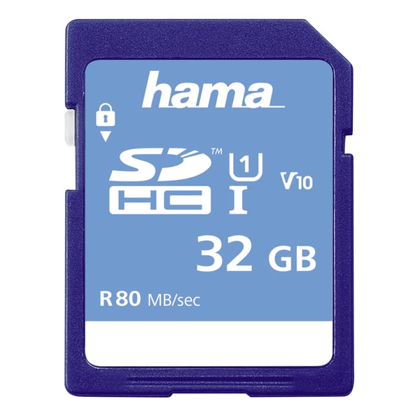Hama 00181095 hukommelseskort 32 GB SDHC UHS-I Klasse 10
