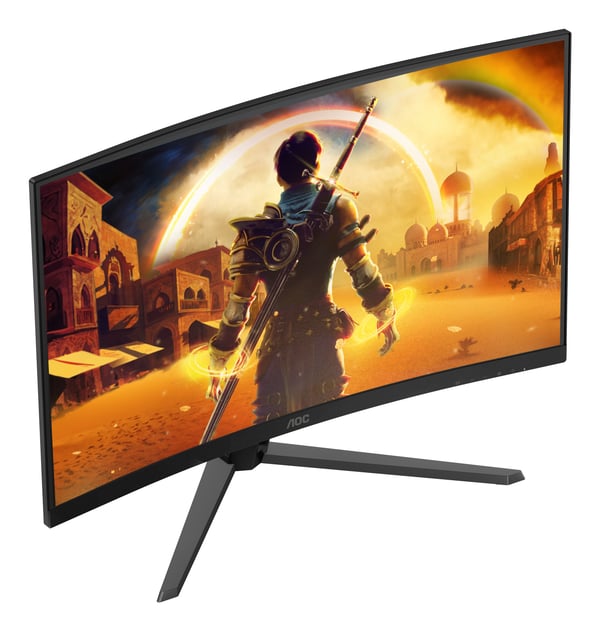 AOC G4 C32G42ZE tietokoneen litteä näyttö 80 cm (31.5") 1920 x 1080 pikseliä Full HD LED Musta, Punainen