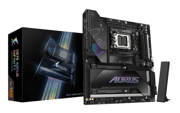 GIGABYTE X870 AORUS INFINITY bundkort AMD X870 Sokkel AM5 Udvidet ATX