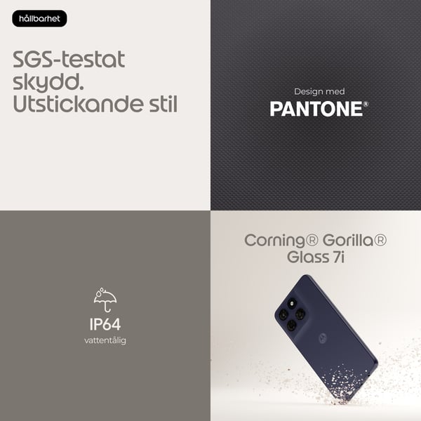 Motorola Moto G47 128GB/8GB PANTONE ogenomtränglig