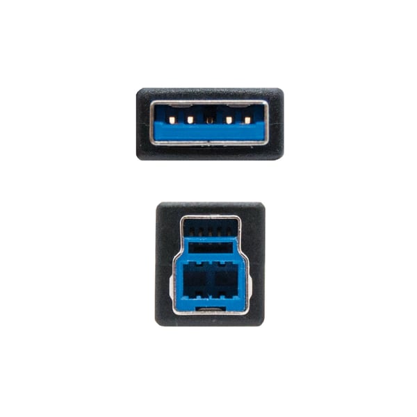 Nanocable 10.01.0802-BK USB-kabel USB 3.2 Gen 1 (3.1 Gen 1) 2 m USB A USB B 5 Gbit/sek. Sort