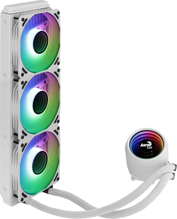 Aerocool Mirage L360 Processor Allt-i-ett vätskekylare Vit 1 styck