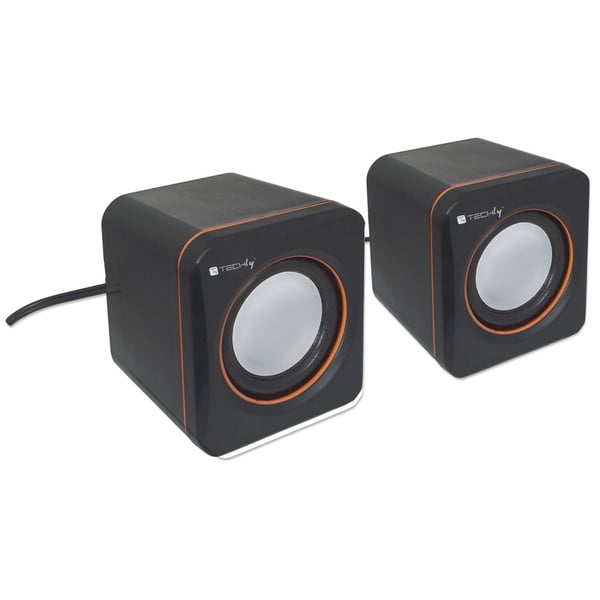 Techly ICC SP-320ETY højttaler Sort Ledningsført 3 W
