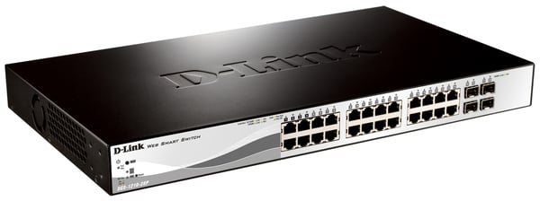 D-Link DGS-1210-28P Hallittu L2 Gigabit Ethernet (10/100/1000) Power over Ethernet -tuki 1U