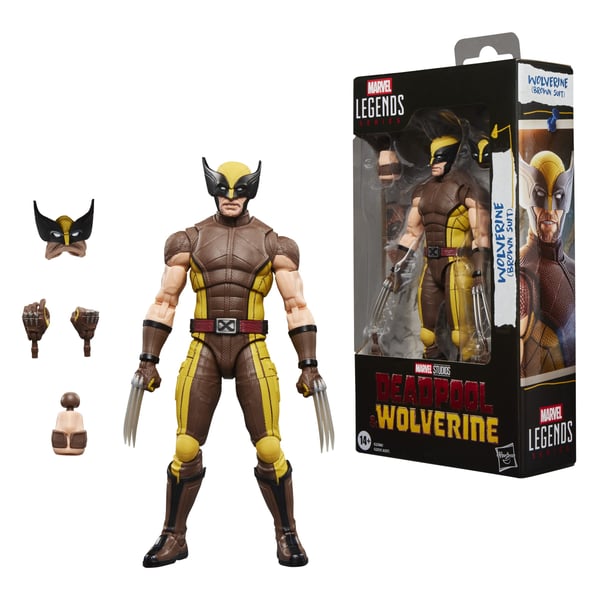 Marvel Avengers Marvel Legends Series Wolverine (brun dräkt)