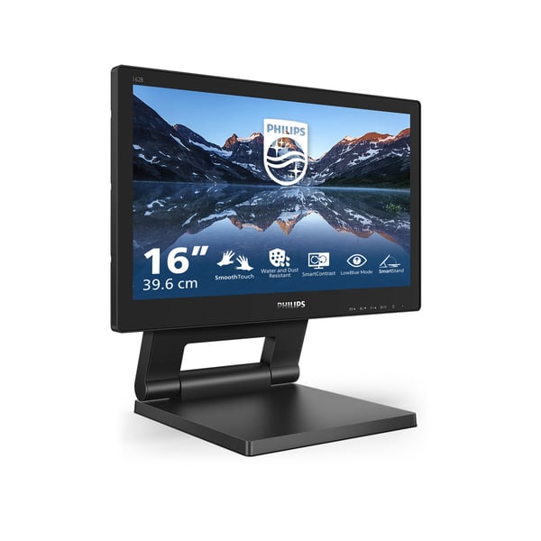 Philips 162B9T/00 tietokoneen litteä näyttö 39,6 cm (15.6") 1366 x 768 pikseliä HD LCD Kosketusnäyttö Musta