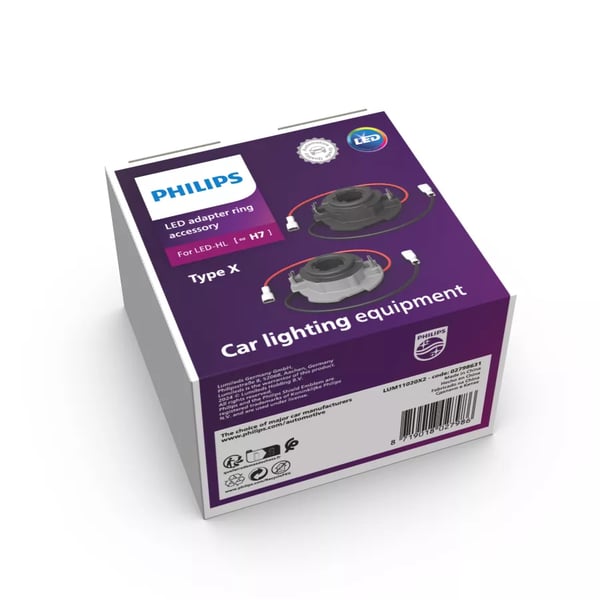Philips Accessories for LED upgrade 11020X2 Adapterringar av typ X