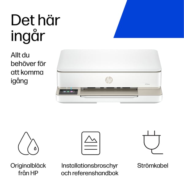 HP ENVY 6132e Trådlöst All-in-One Färg Skrivare, Instant Ink; Fotoutskrift