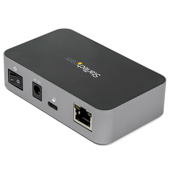 StarTech.com 3-Port USB-C hubb med LAN Port - USB 3.2 (10 Gbit/s) - 2x USB-A &amp; 1x USB-C - strömförsörjning