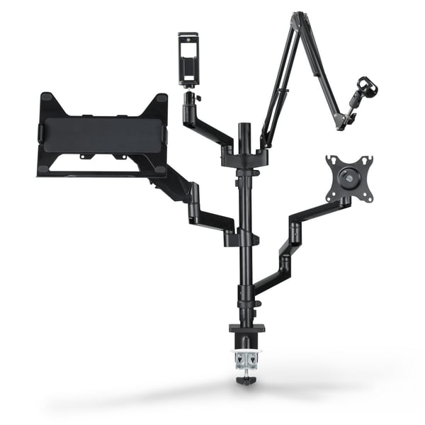 Hama 00004663 monitorin kiinnike ja jalusta 81,3 cm (32") Vastaanotto Musta