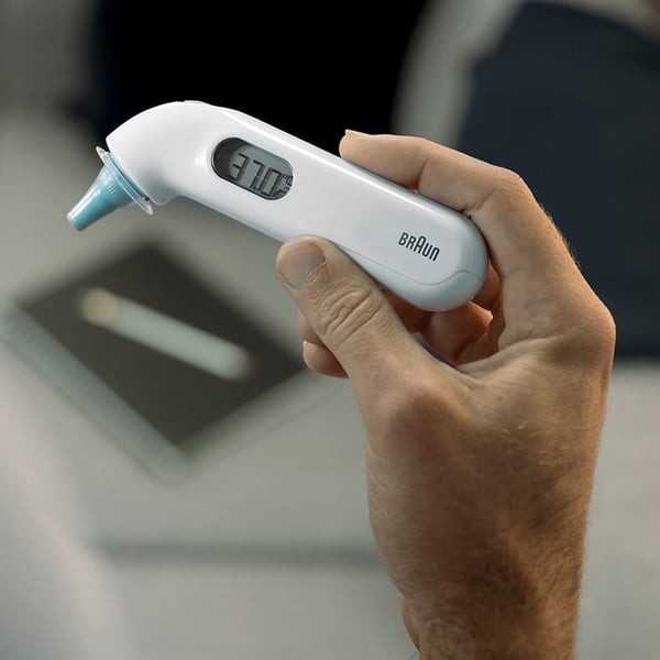 Braun ThermoScan 3 Kontakt Hvid Øre