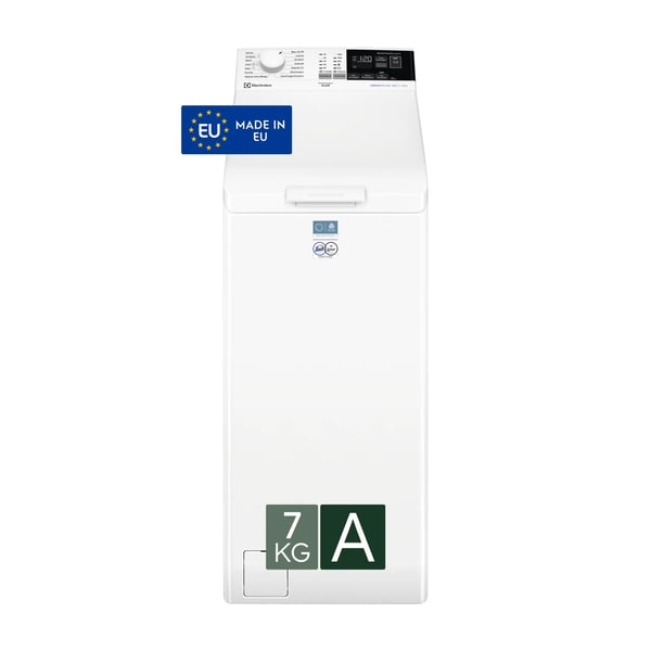 Electrolux EW6T437A vaskemaskine Top-indlæsning 7 kg 1300 rpm Hvid
