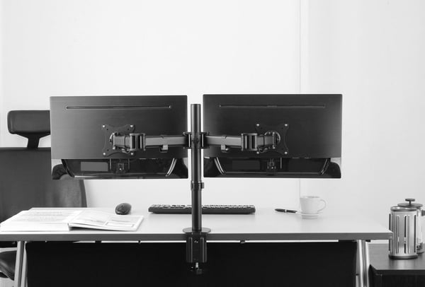 eSTUFF GLB227001 skærmbeslag og -stativer 81,3 cm (32") Skrivebord Sort