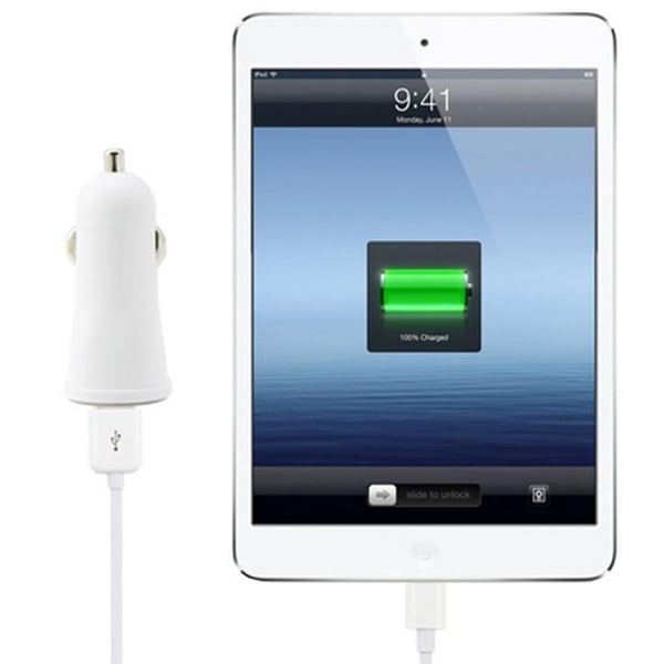 Techly USB - Auto 5V/1A Universaali Valkoinen Tupakansytytin