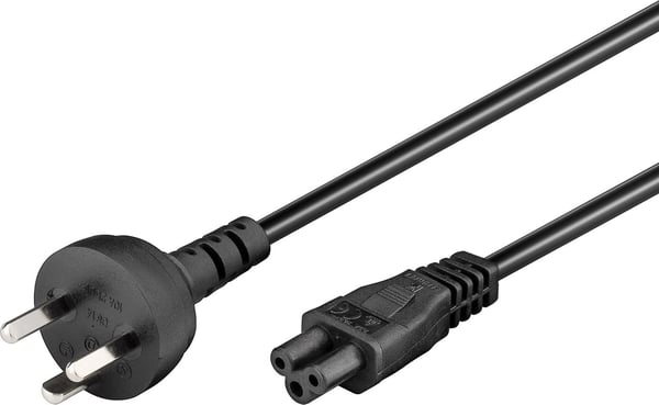 Microconnect PE120830 el-ledning Sort 3 m Strømstik type K C5 forbinder