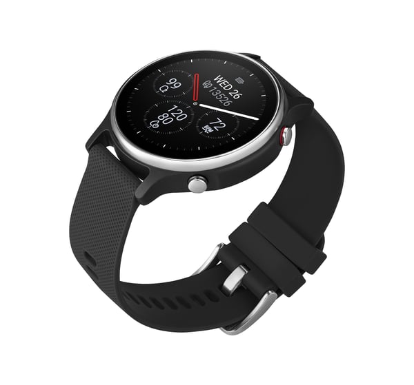 ASUS VivoWatch 6 (HC-D06) 3,53 cm (1.39") AMOLED Digital 454 x 454 pixel Berøringsskærm Sort GPS (satellit)